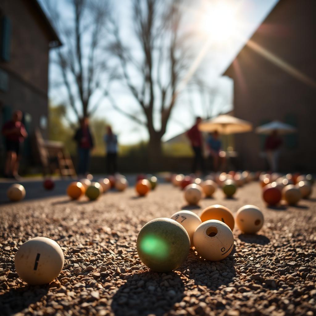 Concours de pétanque